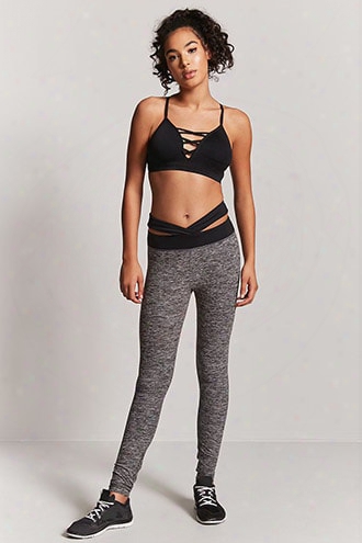 Active Marled Cutout Leggings