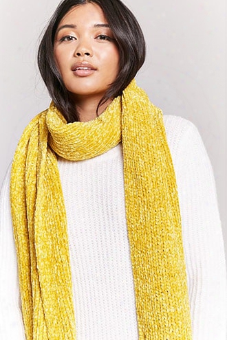 Chenille Oblong Scarf