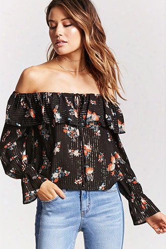 Contemporary Floral Print Top