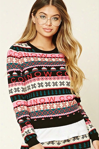 Fair Isle Snow Sweater