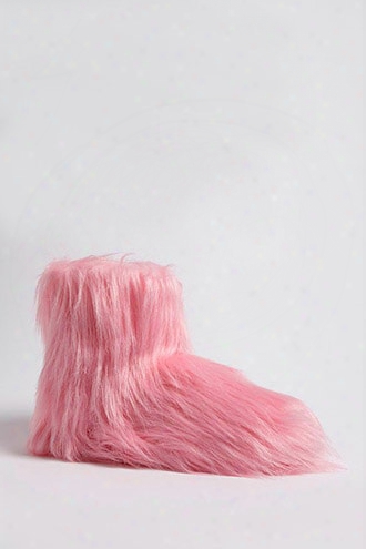 Faux Fur Indoor Boots