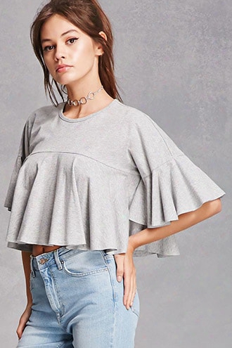 Flutter Crop Top