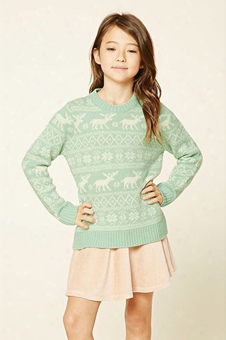 Girls Fair Isle Sweater (kids)