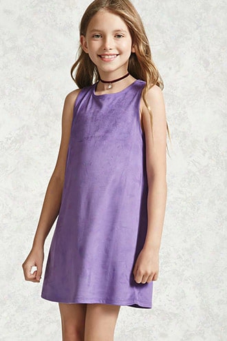 Girls Faux Suede Dress (kids)