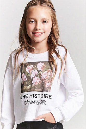 Girls Floral Graphic Tee (kids)