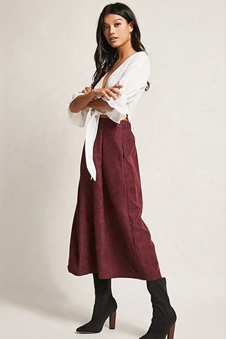 High-rise Pleated Culottes