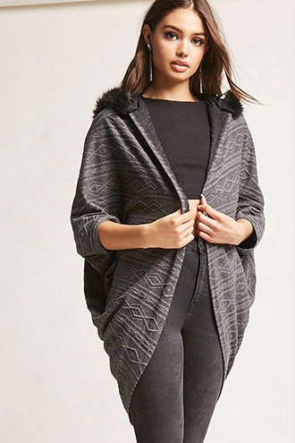 Hooded Cocoon Cardigan