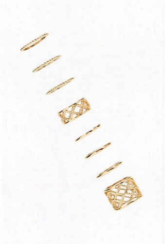 Lattice Cutout Ring Set