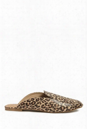 Leopard Print Mules