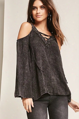 Mineral Wash Open-shoulder Top