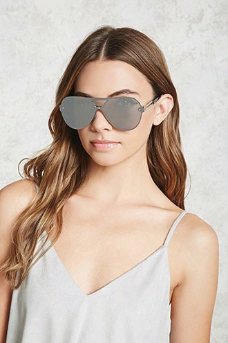 Mirrored Cutout Sunglasses