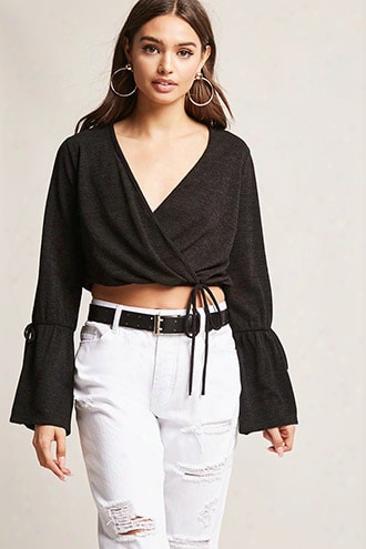 Mock Wrap Crop Top