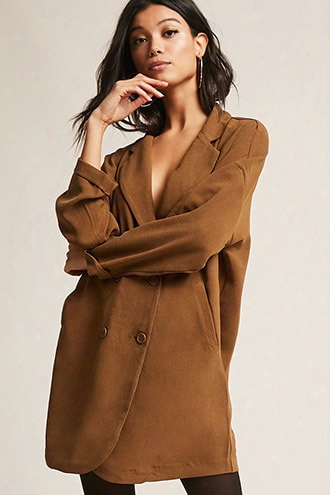 Oversized Double-breasted Cardigan