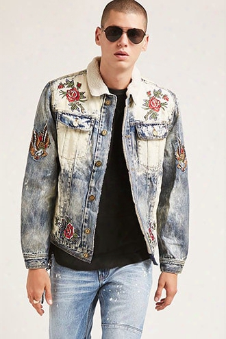 Reaso N Patched Denim Jacket