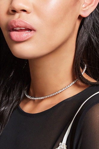 Rhinestone Collar Choker