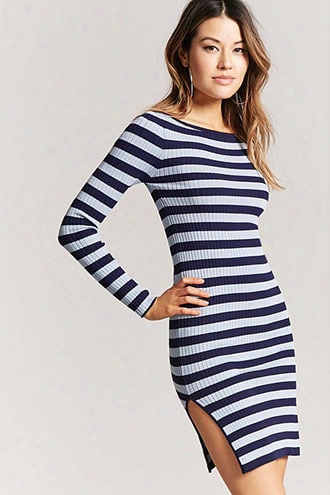 Ribbed Stripe Dress