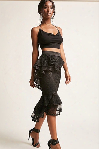 Ruffle Lace Skirt