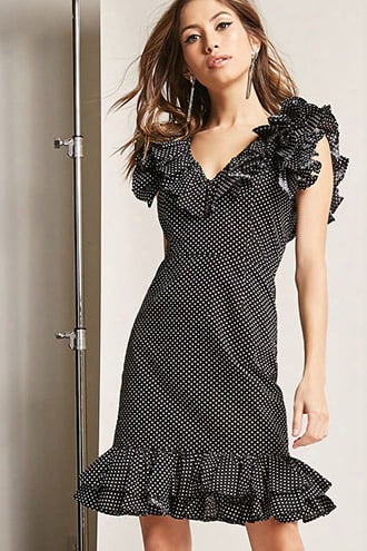 Ruffle Polka Dot Dress