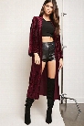 Longline Velvet Kimono