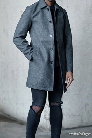 Woolen Tweed Overcoat