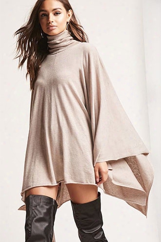 Turtleneck Sweater Poncho