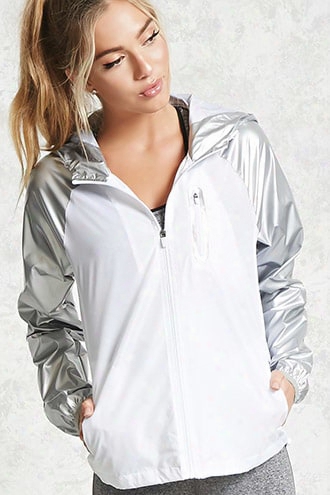 Active Metallic Nylon Jacket