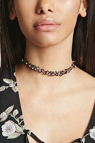 Beaded Tattoo Choker