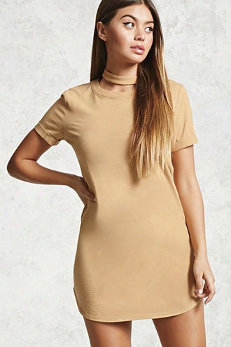 Choker T-shirt Dress