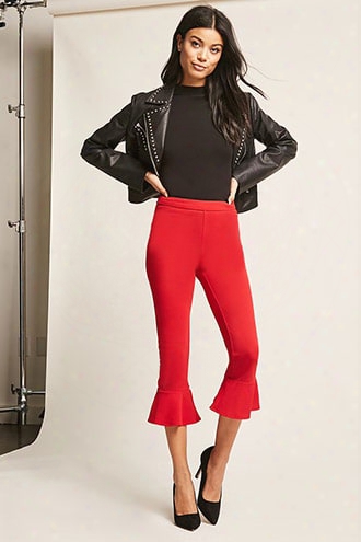 Cropped Flare Pants