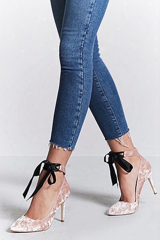 Crushed Velvet Pumps