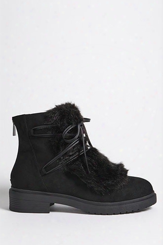 Faux Fur Ankle Boots