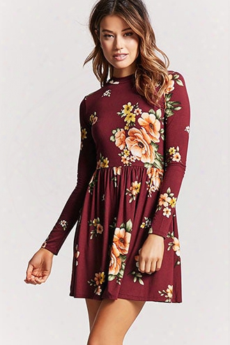 Floral Cutout Dress