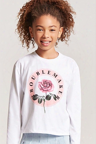 Girls Floral Graphic Top (kids)