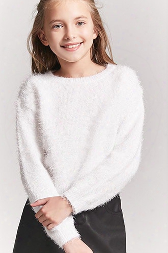 Girls Fuzzy Knit Sweater (kids)