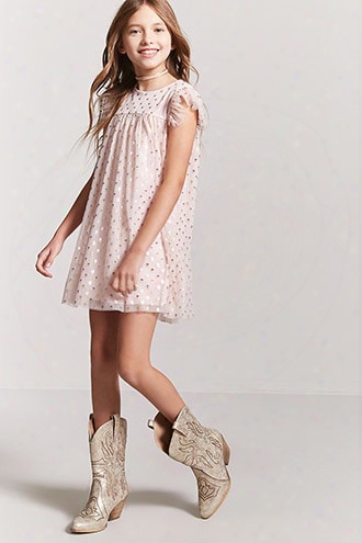 Girls Polka Dot Tulle Dress (kids)