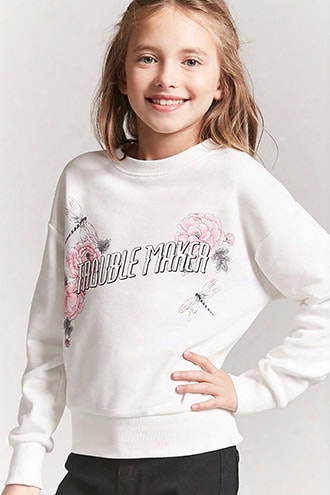 Girls Trouble Maker Sweatshirt (kids)