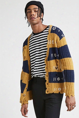 Happiness Distressed Cardigan