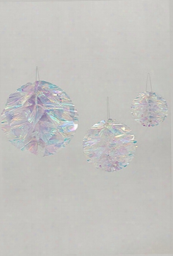 Iridescent Honeycomb Ball Set