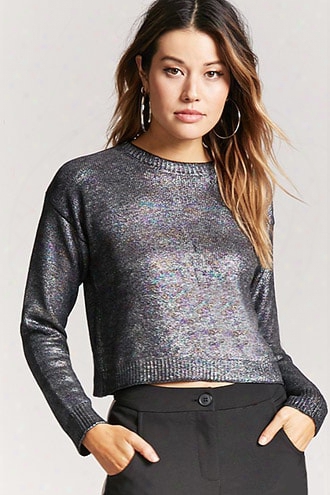 Iridescent Metallic Sweater