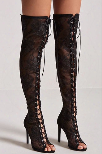 Lace Over-the-knee Boots