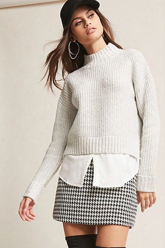 Marled Combo Sweater