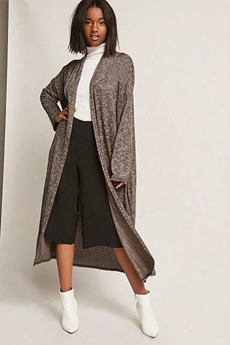 Marled Knit Duster Cardigan