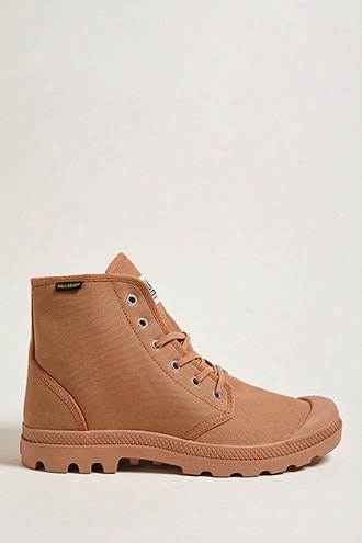 Men Palladium Canvas Boots