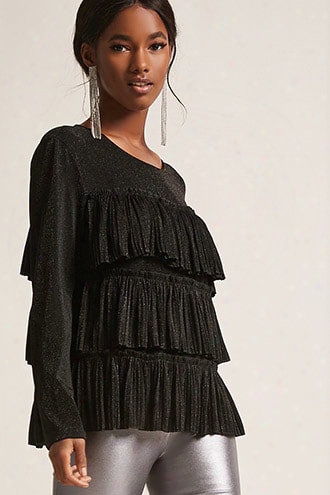 Metalli C Tiered-ruffle Highest Part