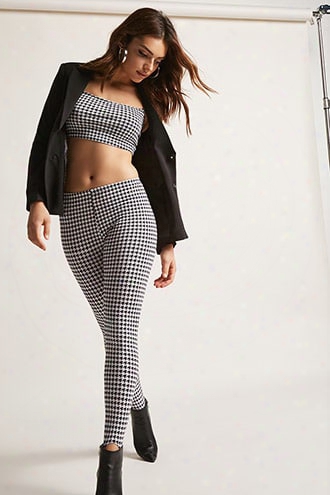 Motel Houndstooth Stirrup Pants