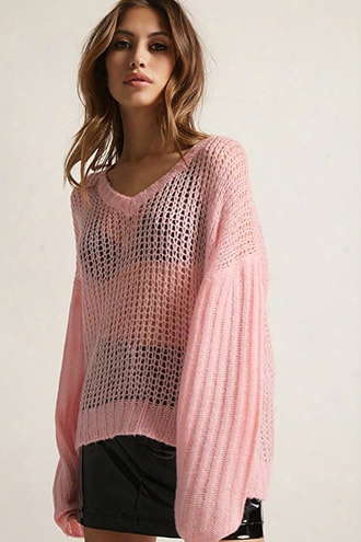 Pixie & Diamond Open-knit Sweater