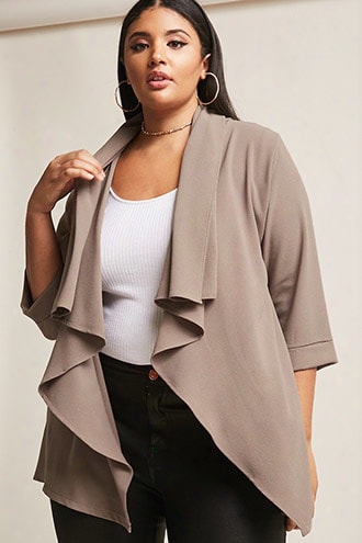 Plus Size Duster Cardigan