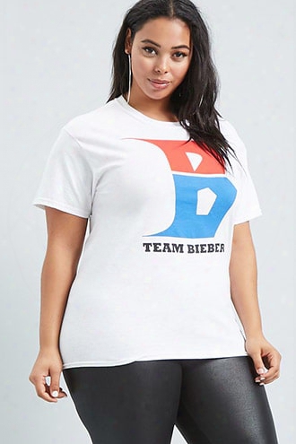 Plus Size Justin Bieber Tour Tee