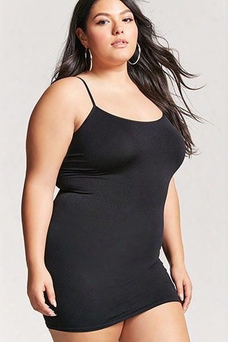 Plus Size Seamless Slip Dress