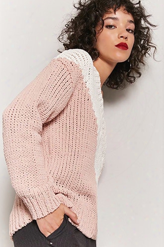 Ribbed Colorblock Sweater